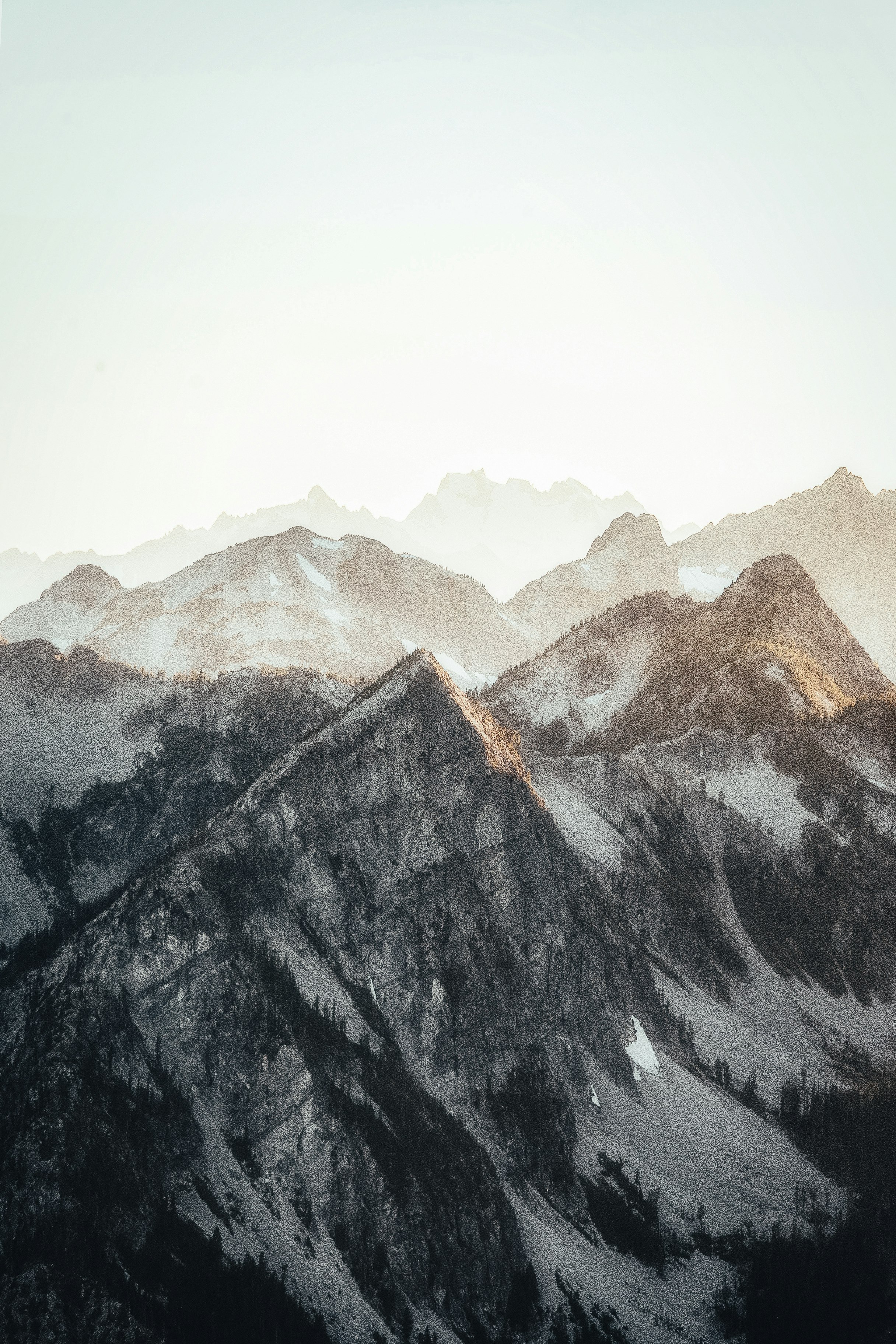 snow-covered mountains